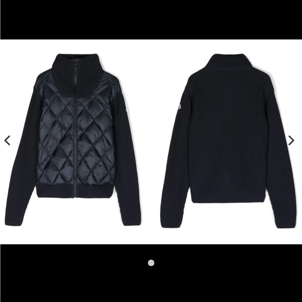 Moncler quilted cardigan